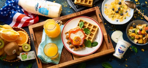 Odlehčená americká snídaně snadno a zdravě