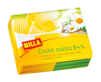 Billa České máslo 84 %